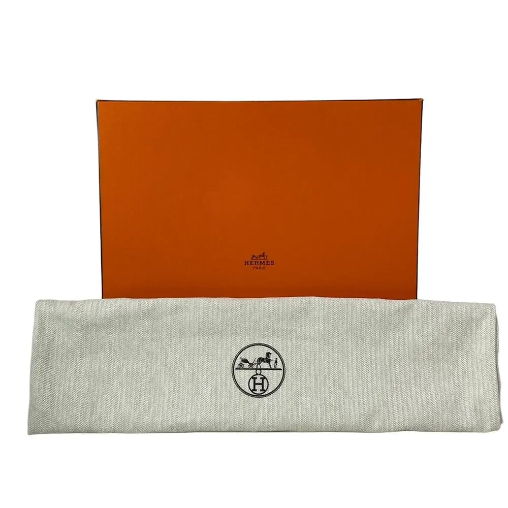 Hermès Garden Party PM Tote Bag blue aztec Vert Jade Toile Officier Veau Epsom - Picture 11 of 16